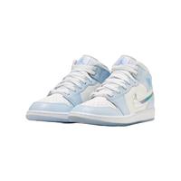 NIKEJordan耐克乔丹男童AJ1大童运动鞋冬闪粉板鞋中帮FQ9117