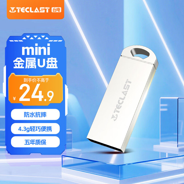 台电 乐存系列 NCX USB 2.0 U盘 香槟金 32GB USB