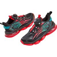 361°气悬浮5.0儿童跑鞋24秋冬男女中大童助推气垫运动鞋 黑