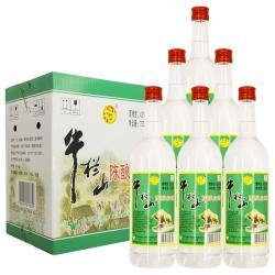 牛栏山 陈酿 白牛二 白瓶 口粮酒 浓香风格 42度 750ml*6瓶 整箱装