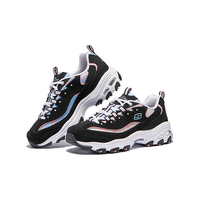 SKECHERS 斯凯奇 秋冬季简约舒适女鞋绑带运动鞋老爹鞋时尚舒适休闲