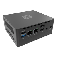 中柏(Jumper)中柏(Jumper)英特尔N305迷你主机台式电脑商务办公学习口袋Mini PC N305准系统(无内存硬盘) N305准系统/wifi6+双网口
