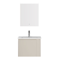 九牧（JOMOO）小牧卫浴智能浴室柜卫生间洗手脸盆柜洗漱台实木镜柜MAB0800 60cm【感应镜灯+美妆架+实木】