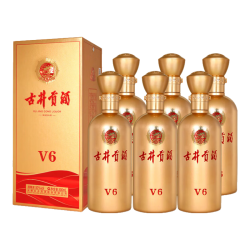 古井贡酒 古井贡 V6 50%vol 浓香型白酒 500ml*6瓶