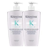 卡诗 KÉRASTASE自在净屑奶瓶500ml*2长效去屑净油丰盈蓬松舒缓头皮洗发水