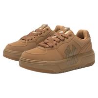 MLB 美职棒（MLB） 男女同款复古大logo学长鞋板鞋百搭厚底休闲鞋3ASXCLN4N 纽约洋基队/深芥末色 37.5 235