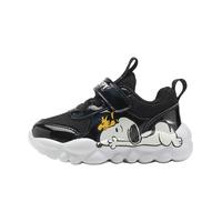 SNOOPY/史努比 回弹缓震 儿童跑步鞋 黑色 24码