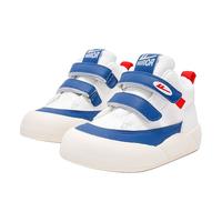 回力童鞋时尚儿童跑步2024春秋男童百搭运动鞋女童软底休闲鞋子 白蓝 33码 内长约21cm