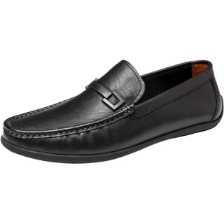 88VIP：奥康 男鞋 春秋商务休闲皮鞋舒适软底驾车鞋一脚蹬套脚懒人豆豆鞋