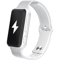 JEDREK 华为苹果适用黑科技静音电击手环智能闹钟学生叫醒起床懒床犯困坏习惯纠正蓝牙安静创意计时 电击驱蚊款乳白色