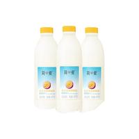 简爱 simplelove酸奶家庭装大桶低温乳品 早餐奶 家庭装百香果味*3瓶