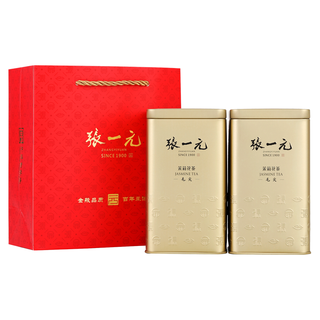 张一元茉莉花茶叶毛尖新春茶浓香型伴手茶特种400g金罐装