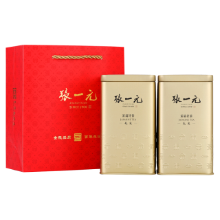 张一元茉莉花茶叶毛尖新春茶浓香型伴手茶特种400g金罐装