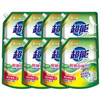 超能 16910019011762 植翠低泡洗衣液    1000g*8袋