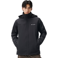 Columbia哥伦比亚冲锋衣男抓绒三合一秋冬防风防水保暖外套 XE5405 010 M