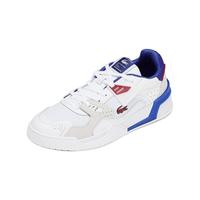 LACOSTE法国鳄鱼男鞋24春季新款简约板鞋运动休闲鞋47SMA0095 5T9/白色/红色/蓝色 10.5