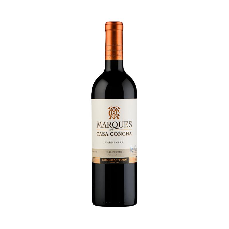 MARQUES de CASA CONCHA 卡本妮苏维翁 莫莱山谷梅洛干型红葡萄酒 750ml