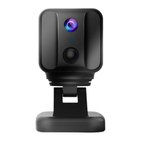 特工猫 手机远程旋转360度全景云台全无线WiFi家用摄像头充电式超长待机王电池小监控探头高清摄像机 【WiFi云台64G】待机一年+手机远程旋转