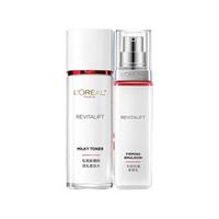 巴黎欧莱雅 L'OREAL PARIS欧莱雅(L'OREAL)护肤品套装复颜视黄醇抗皱紧致柔肤水乳液面霜 补水保湿 复颜水乳霜3件套