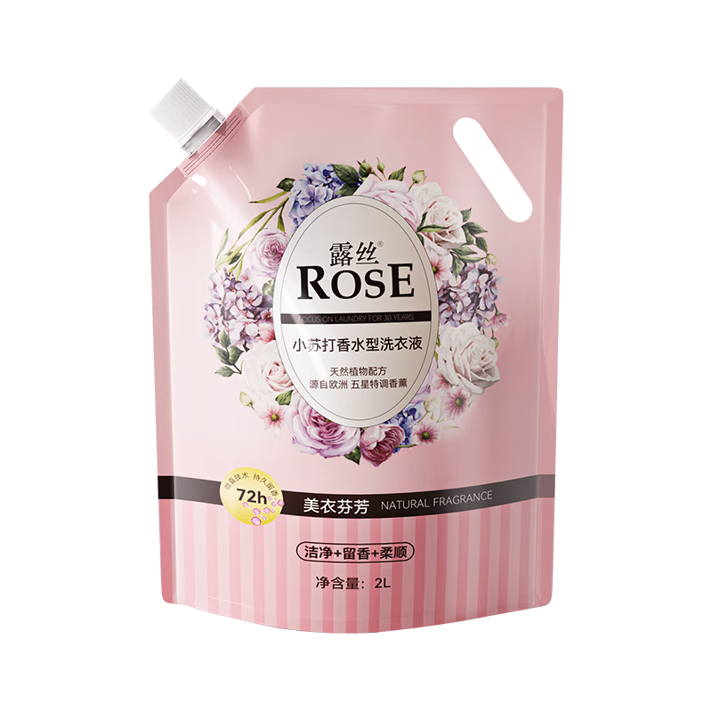 露丝 小苏打除菌留香洗衣液补充装 2L