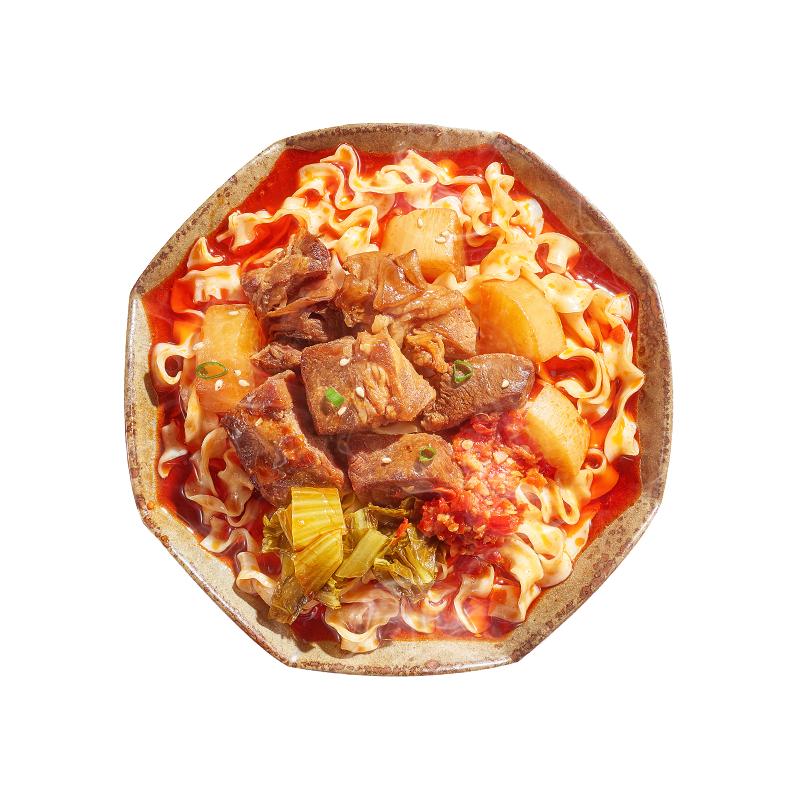 劲面堂 刀削牛肉面组合装 2口味 456.3g*2盒（川味456.3g+番茄456.3g）