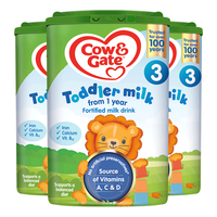 Cow&Gate 牛栏 英国牛栏三段奶粉易乐罐 1-2岁 800g*3罐母婴宝宝白金
