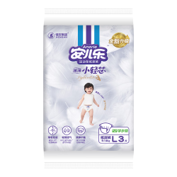 安儿乐 薄薄小轻芯系列 纸尿裤 L3片