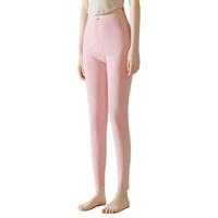 芬腾可安德绒保暖裤秋裤女内穿打底裤秋冬双面保暖裤蓄温透气不闷长裤 女款-粉色 2XL