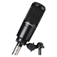 audio-technica/铁三角 专业录音 电容麦克风+外置声卡