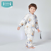 ibaby 恒温睡袋婴儿秋冬睡袋长绒棉防踢被宝宝分腿睡袋B 金丝灵猴（室温16-20℃） 110码