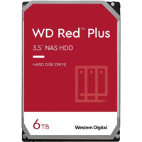 Western Digital西部数据 Red Plus 3.5英寸 NAS机械硬盘 6TB WD60EFPX