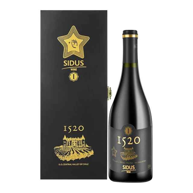 星得斯智利原瓶葡萄酒 1520 (1) 黑皮诺干红葡萄酒750mL 单支装