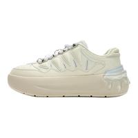 FILA 斐乐女鞋CARROT摩登板鞋2024春季萝卜鞋休闲运动鞋 古白色/初雪白-AA 37.5