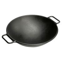 Lodge 洛极 P14W3 炒锅(36cm、无涂层、铸铁)