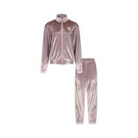 EA7 女式轻运动垂感超柔舒适双拉链长袖长裤运动服套装