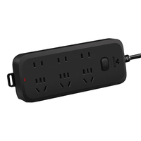 BULL 公牛 GN-B8330H 家用多功能插排 黑色 1.8m