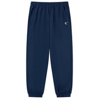 乔丹QIAODAN男童梭织运动长裤2025秋季童装儿童亲肤柔暖休闲卫裤 银河蓝 110