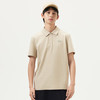 gxgjeans 基础商务翻领短袖polo衫t恤 25年夏新品 卡其色