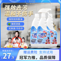 鸿润雨露 厨房油污清洁剂 500ml*3瓶装
