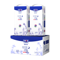 露安适 日夜植萃婴儿纸尿裤M码80片（40×2PCS）（夜用） 夜用纸尿裤M码80片（6-11KG）