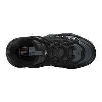 FILA 斐乐PEASE WE摩登运动鞋女2024冬加绒豌豆鞋休闲鞋 黑/影黑灰-BD 37.5