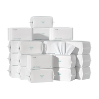 五月印象婴儿绵柔巾母婴可用一次性清洁擦拭柔软不伤肤洗脸巾 【家庭】平纹80抽*36包