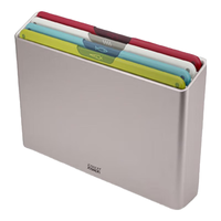 JOSEPH JOSEPH分类菜板厨房家用切菜板擀面板双面菜板套装经典款4件套  大号 60219