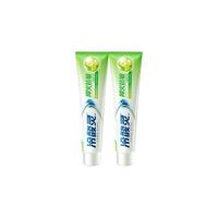 冷酸灵牙膏抑火抗敏200克*2支加量装草本护理清新口气薄荷口味