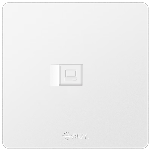 公牛 G12T102B 一位电脑六类插座 象牙白