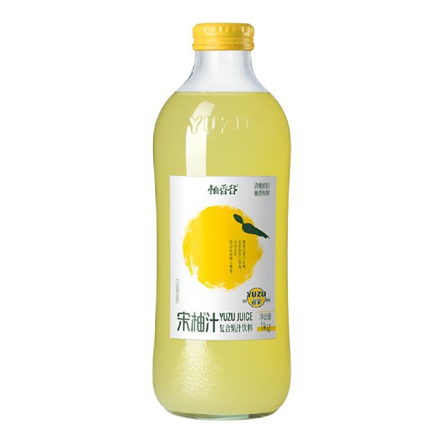 PLUS会员：柚香谷 YUZUVALLEY 宋柚汁 1kg*2瓶