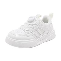 ABC KIDS童鞋时尚百搭男女童小白鞋2025秋季儿童软底跑步鞋 白色 35 内长约21.9cm