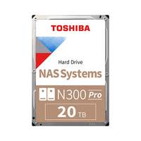 东芝（TOSHIBA）20TB NAS网络存储机械硬盘私有云家庭文件存储7200转 512MB SATA接口N300 PRO系列