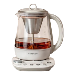 北鼎 茶咖萃取 萃茶养生壶 萃取篮  燕麦白 1.5L