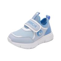 回力童鞋时尚儿童跑步鞋2025春季透气男女童网面运动鞋鞋子 浅蓝深蓝白 38 内长约23.85cm